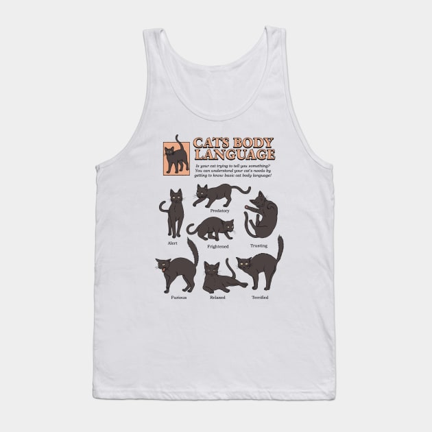 Cats Body Language Tank Top by thiagocorrea